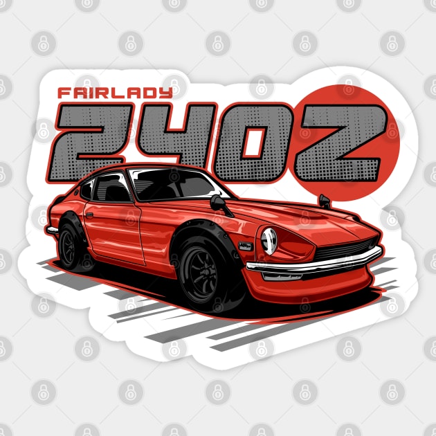 Fairlady 240Z Sticker by idrdesign